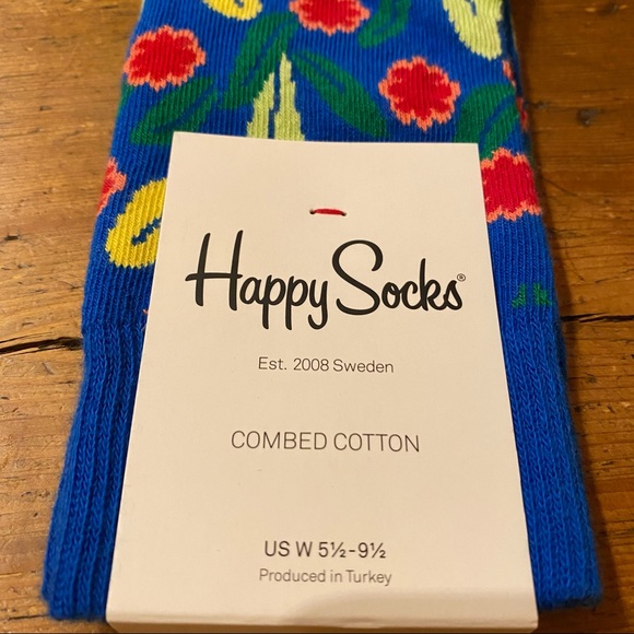 Happy Socks Baby Daisy Print - NWT - Picture 6 of 7